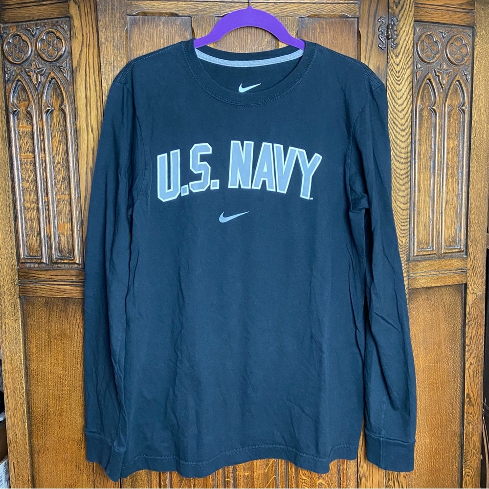 US NAVY Nike Long-sleeve Tee for U.S. Navy men’s size M medium US Navy USN